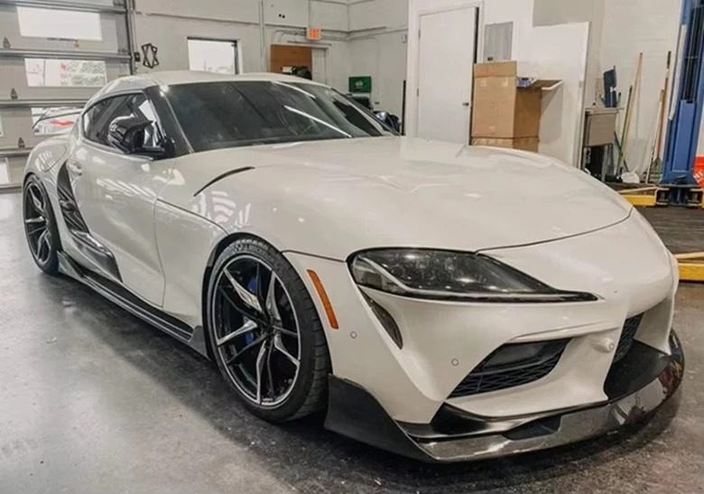 Perfect Fitment Lip Diffuser Side Skirts Spoiler Carbon Fiber Body Kit for  Supra A90 2019-2020 Tuning Parts